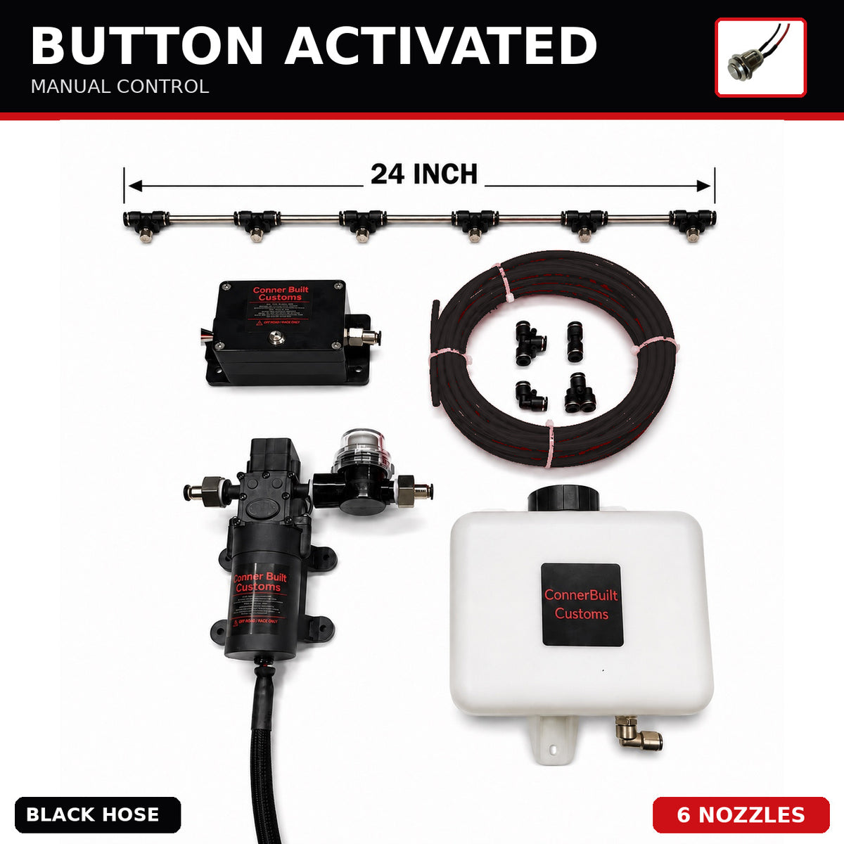 Boost + Button Intercooler Spray Kit