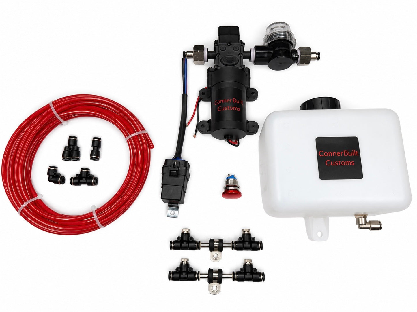 Push Button Tire Cooling Spray Kit