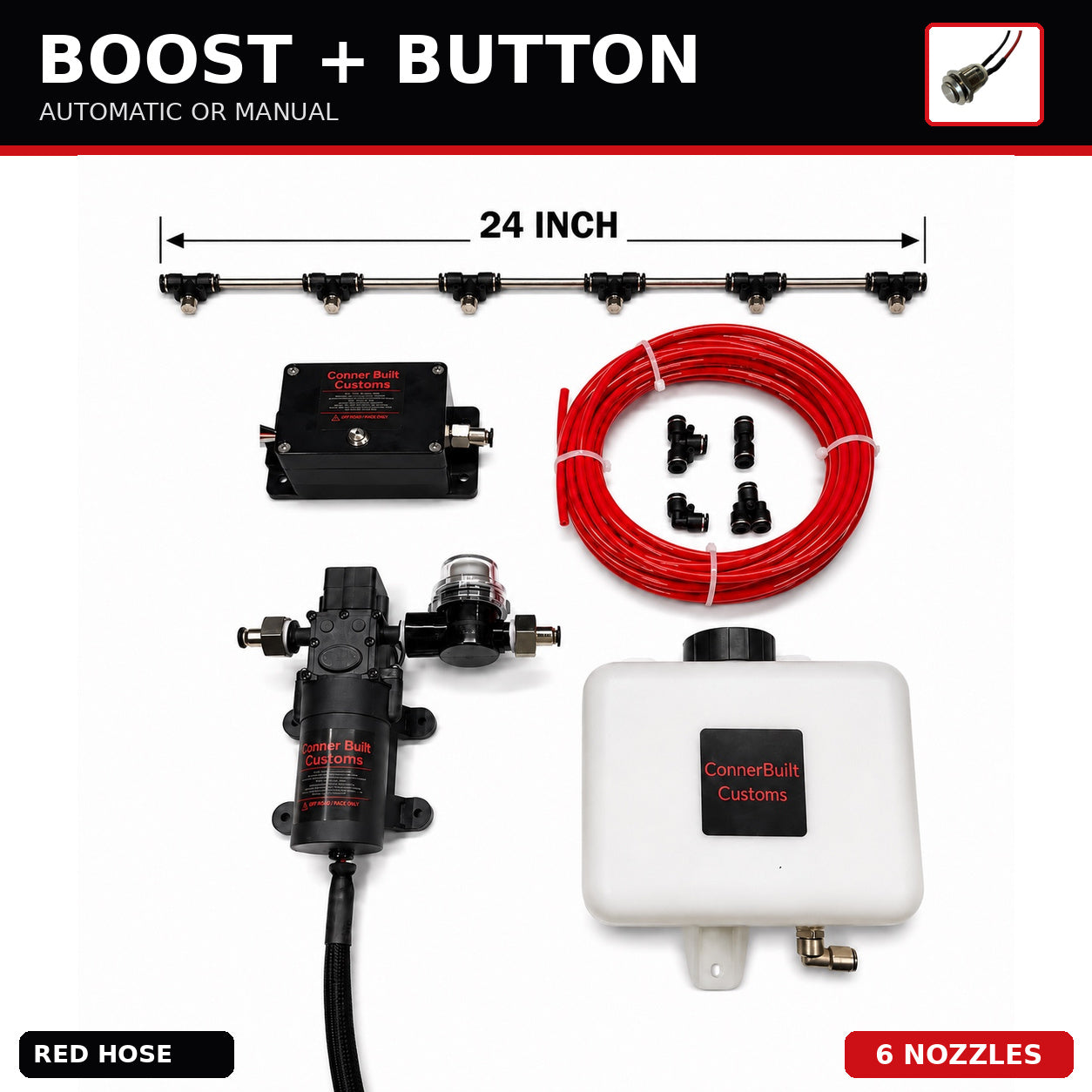Boost + Button Intercooler Spray Kit