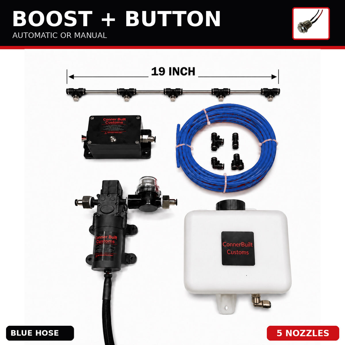 Boost + Button Intercooler Spray Kit