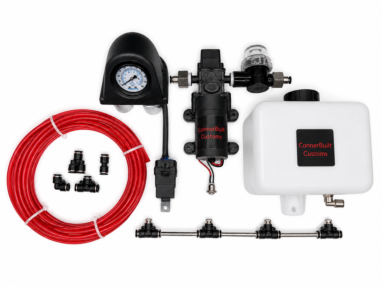 Boost-Activated Intercooler & Radiator Water Spray Cooling Kit