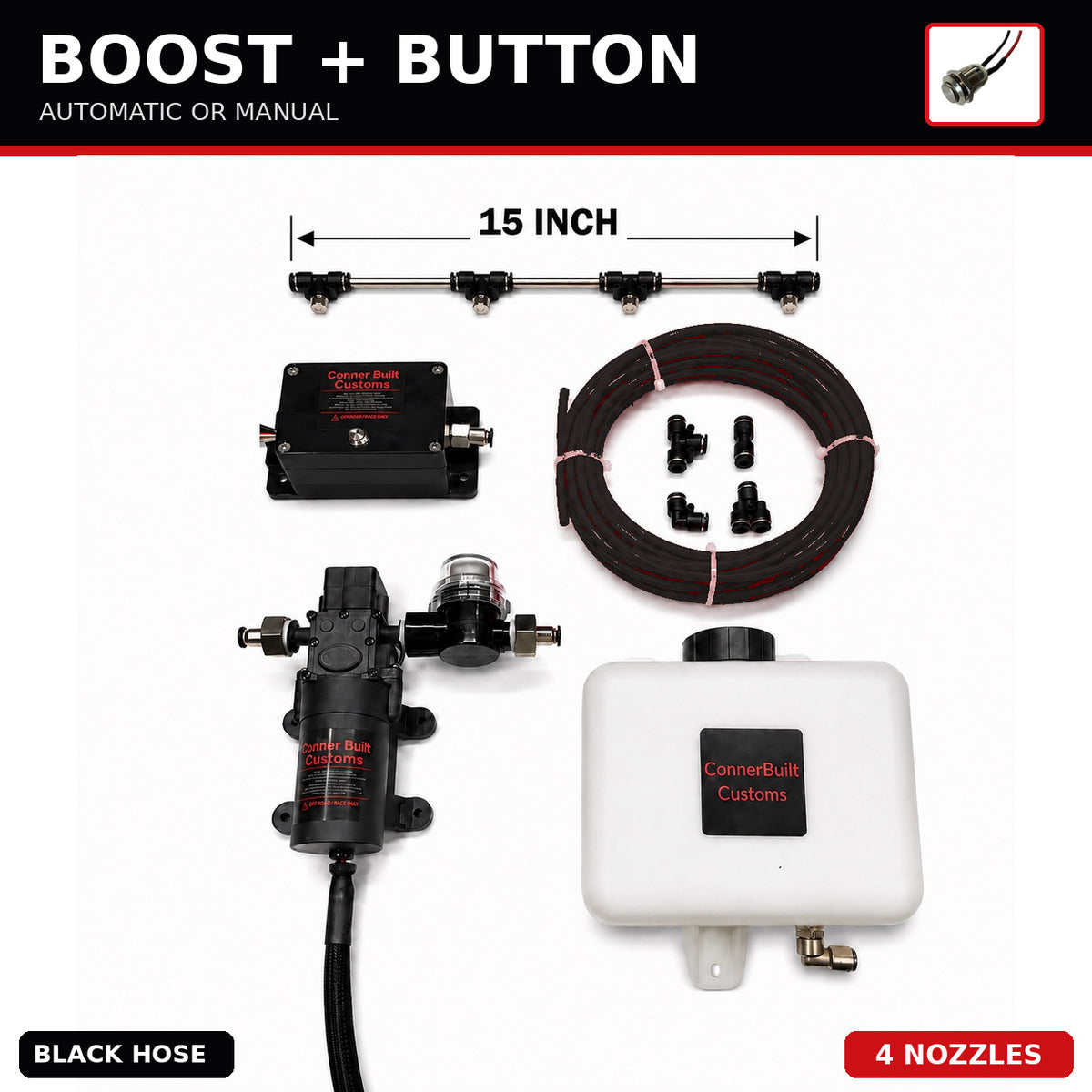 Boost + Button Intercooler Spray Kit