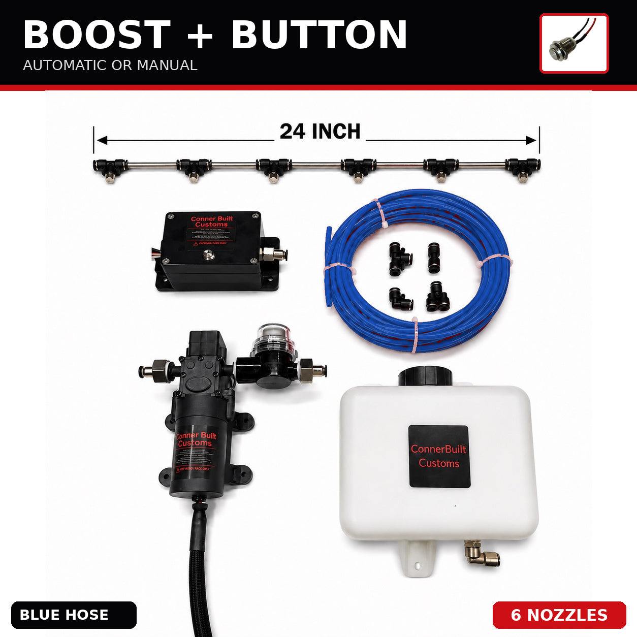 Boost + Button Intercooler Spray Kit