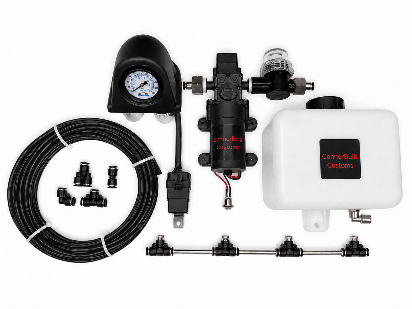 Boost-Activated Intercooler & Radiator Water Spray Cooling Kit