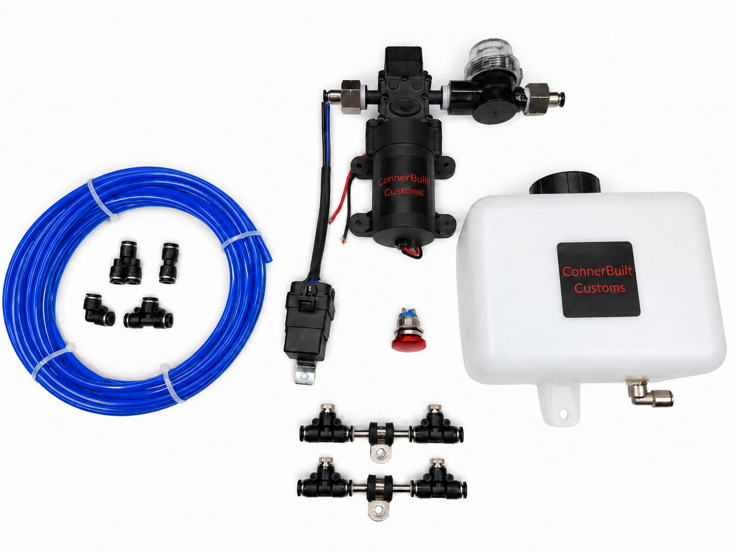 Push Button Tire Cooling Spray Kit