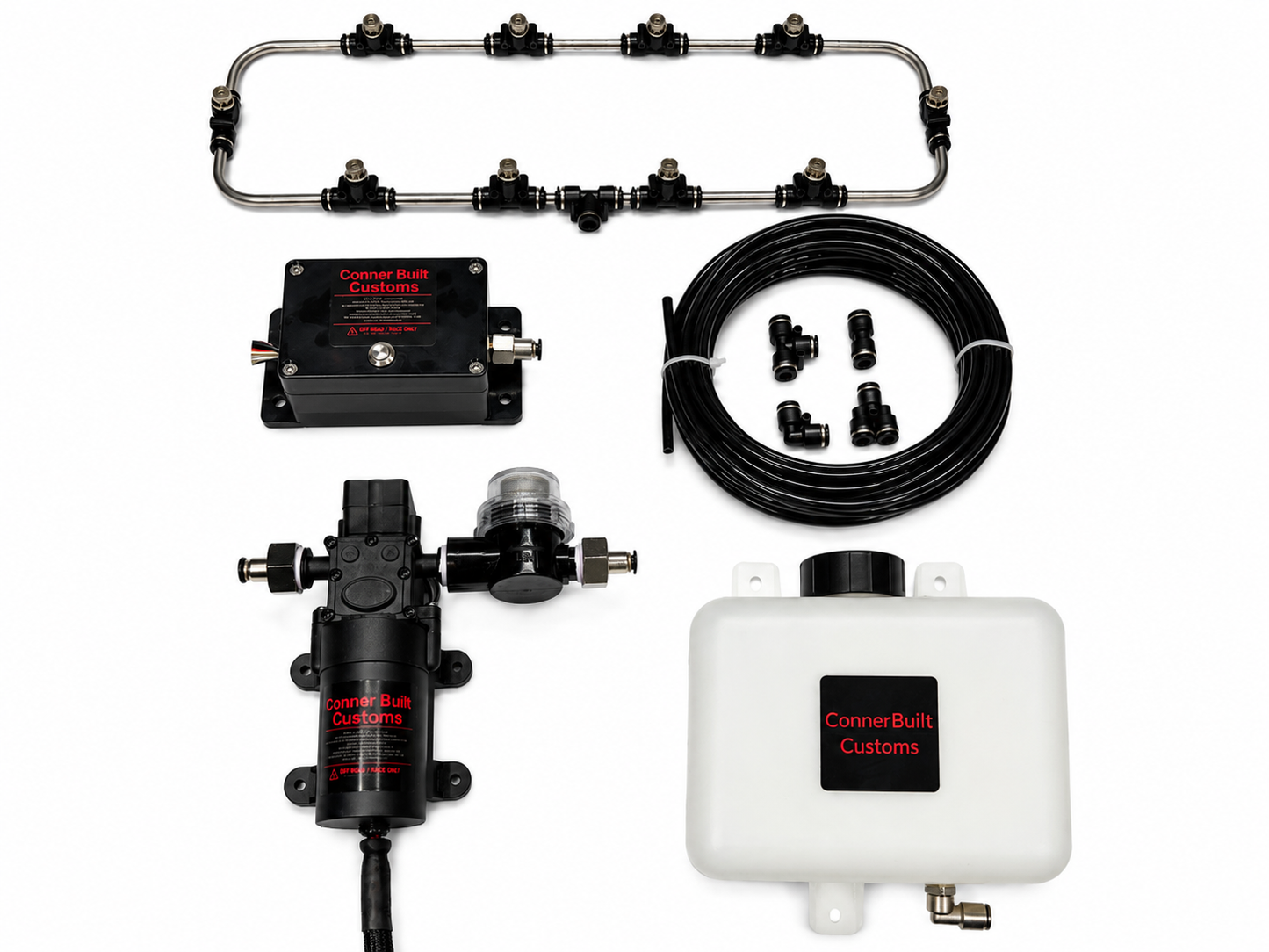 Boost-Activated Intercooler & Radiator Water Spray Cooling Kit with upgraded Intraflow Beat Heat bar