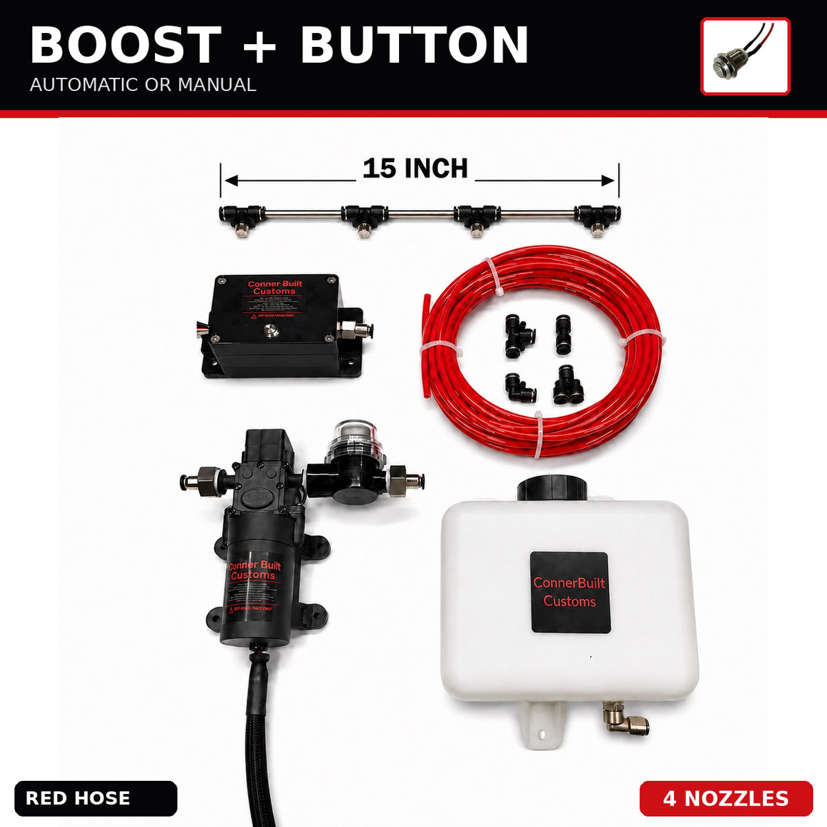 Boost + Button Intercooler Spray Kit